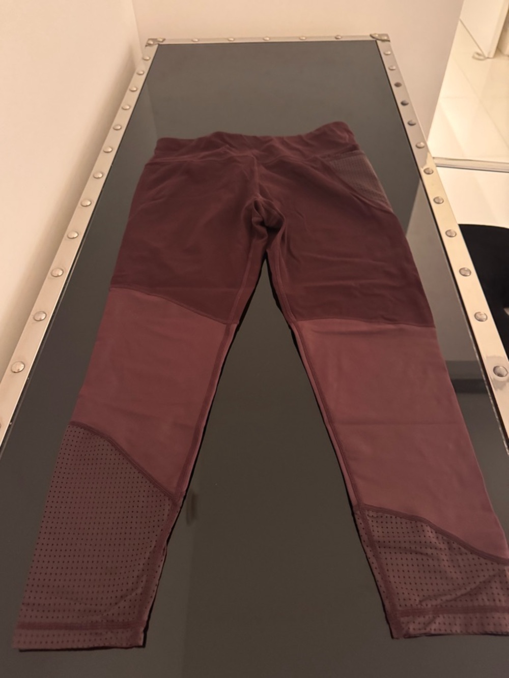 Sweaty Betty The Power 7/8 Athletic Tights Legging in BURGUNDY Size M ($130 org)